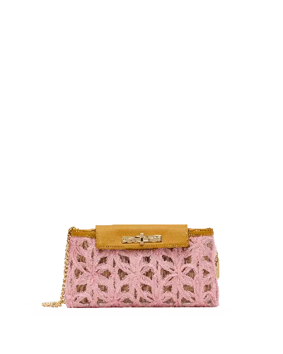 Hammitt Charlotte Huntington Garden Gold Sml In Pink