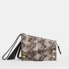 Hammitt Curtis Contrast Snake Brushed Gold