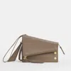 Hammitt Curtis Sculpted Taupe Brushed Gold