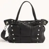 Hammitt Daniel Black Weave Silver Lrg