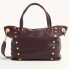 Hammitt Daniel Cabernet Pebble Brushed Gold Lrg