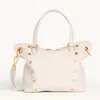 Hammitt Daniel Calla Lily White Brushed Gold Med