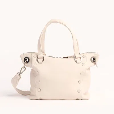 Hammitt Daniel Calla Lily White Silver Med