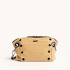 Hammitt Daniel Crossbody Clutch Chaparral Raffia Gunmetal Sml