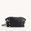 Hammitt Daniel Crossbody Clutch Tempo Black Silver Sml