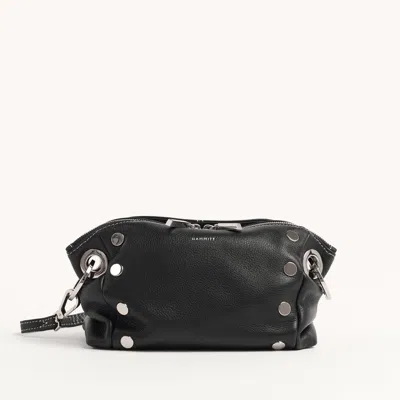 Hammitt Daniel Crossbody Clutch Tempo Black Silver Sml