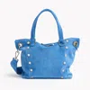Hammitt Daniel Hydrangea Suede Silver Med