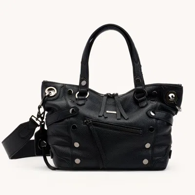 Hammitt Daniel Moto Black Gunmetal Med