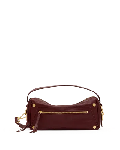 Hammitt Doxie Cherrywood Pebble Brushed Gold Med
