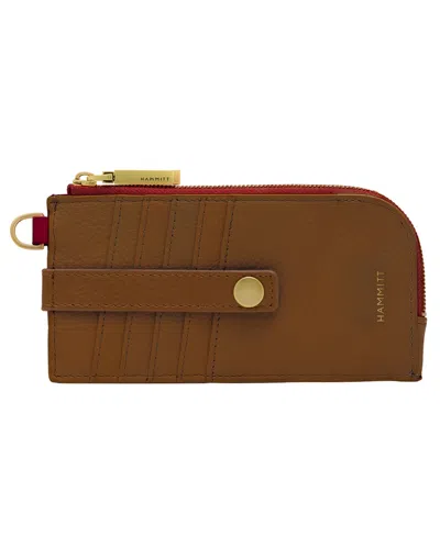 Hammitt East West Antique Gold-tone Wallet In Brown