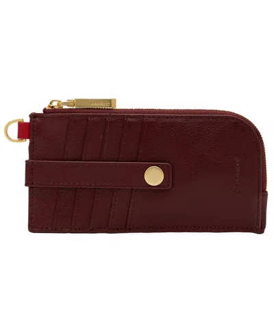 Hammitt East West Antique Gold-tone Wallet In Cherrywood Pebble,brushed Gold