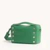 Hammitt Evan Crossbody Lime Zest Brushed Silver Sml