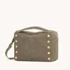 Hammitt Evan Crossbody Pewter Brushed Gold Med