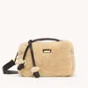 Hammitt Evan Crossbody Sundance Shearling Brushed Gold Sml