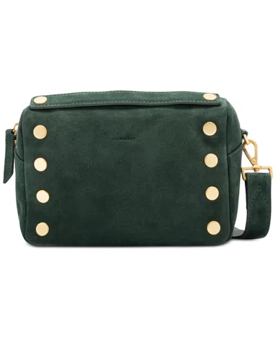 Hammitt Evan Small Leather Crossbody In Med Green