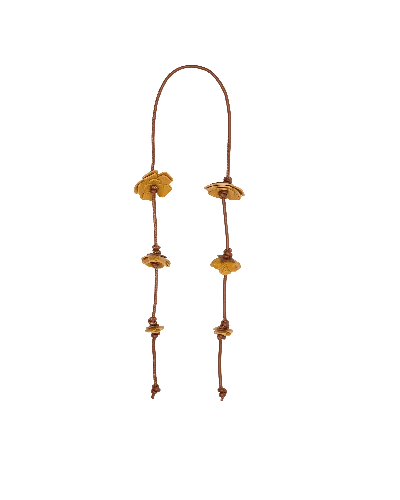 Hammitt Eve Falling Flower Charm Sienna Flora In Gold