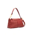 Hammitt Hammit Vip Small High Shine Leather Satchel In Pom Red