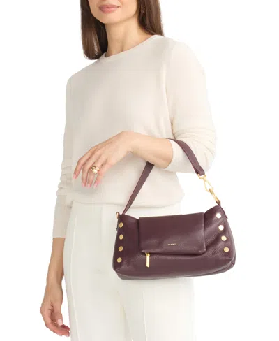 Hammitt Hammit Vip Small High Shine Leather Satchel In Rustcopper