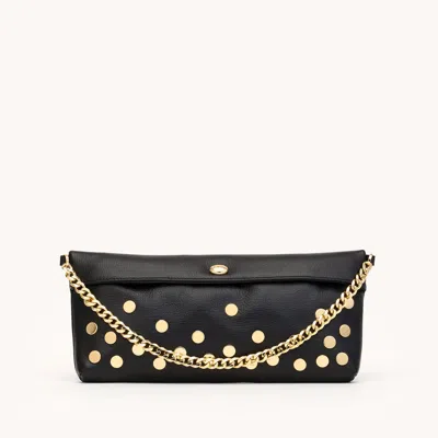 Hammitt Invitation Clutch Falling Rivets Gold