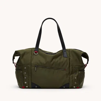 Hammitt Ivy Weekender Jade Nylon Gunmetal