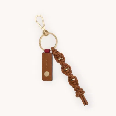 Hammitt Knotted Key Ring Cocoa Gold