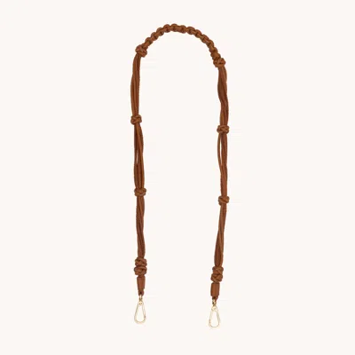 Hammitt Knotted Long Strap Cocoa Gold