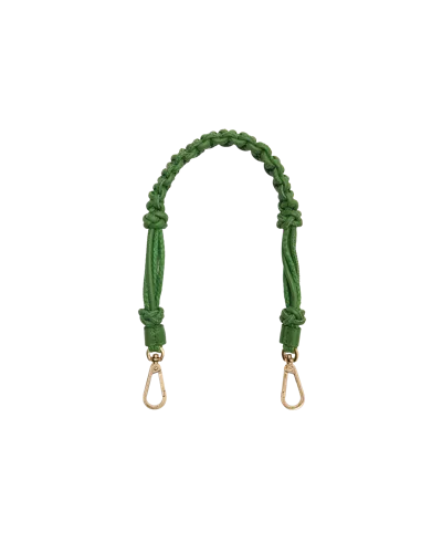 Hammitt Knotted Short Strap Dill Gold In Green