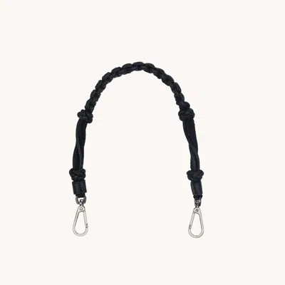 Hammitt Knotted Short Strap Noir Smooth Gunmetal