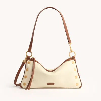 Hammitt Kyle Courtyard Cream Brushed Gold Sml