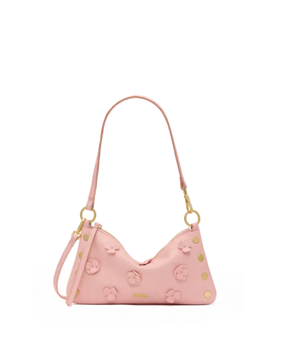 Hammitt Kyle Flamingo Flora Brushed Gold Sml