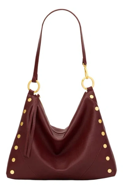 Hammitt Kyle Large Shoulder Bag In Cherrywood/brushed Gold