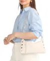 Hammitt Kyle Small Pebbled Leather Crossbody In White