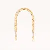 Hammitt Latte Shoulder Strap Calla Lily White Brushed Gold