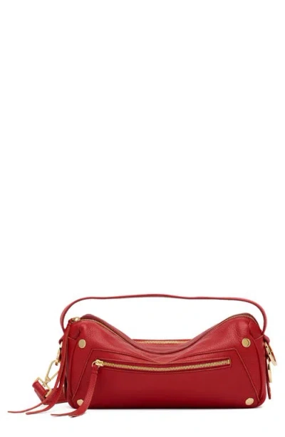 Hammitt Medium Doxie Denim & Leather Shoulder Bag