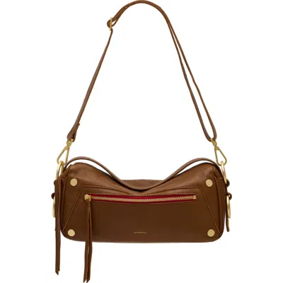 Hammitt Medium Doxie Leather Shoulder Bag In Brown