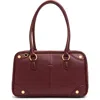 Hammitt Medium Meredith Leather Shoulder Bag In Burgundy