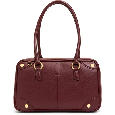 Hammitt Medium Meredith Leather Shoulder Bag In Burgundy