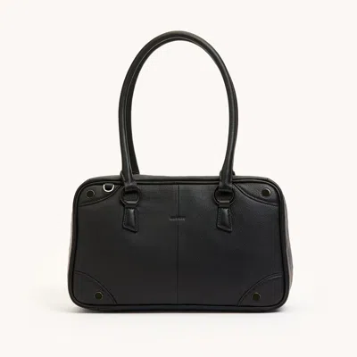 Hammitt Meredith Black Gunmetal Med