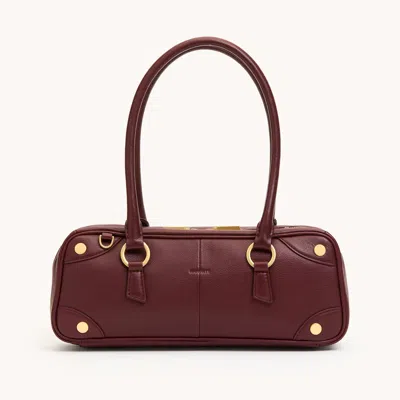 Hammitt Meredith Cherrywood Pebble Brushed Gold Sml
