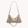 Hammitt Metal Chain Shoulder Strap Brushed Silver