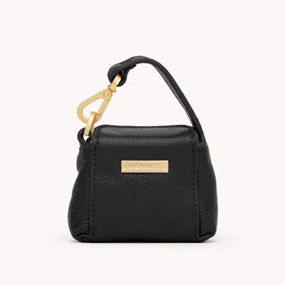 Hammitt Mini B Black Brushed Gold