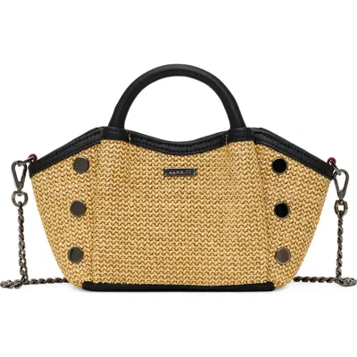Hammitt Mini Paul Leather Top Handle Bag In Brown