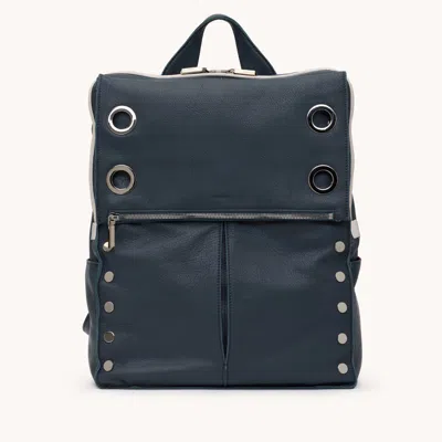 Hammitt Montana Backpack Nautical Navy Silver Xl