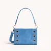 Hammitt Montana Clutch Hydrangea Suede Silver Sml