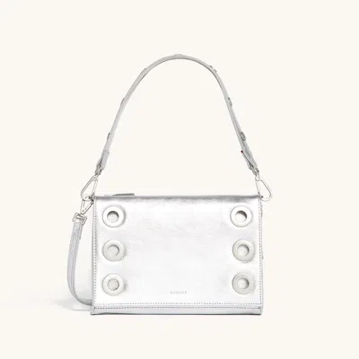 Hammitt Montana Clutch Sidewalk Silver Brushed Silver Sml