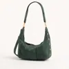 Hammitt Morgan Green Room Suede Brushed Gold