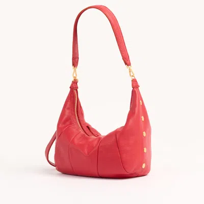 Hammitt Morgan Poppy Red Brushed Gold