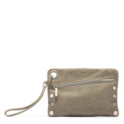 Hammitt Nash Pew Brushed Silver In Brown