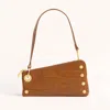 Hammitt Nash Pochette Canyon Crocco Brushed Gold