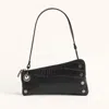 Hammitt Nash Pochette Evening Crocco Gunmetal